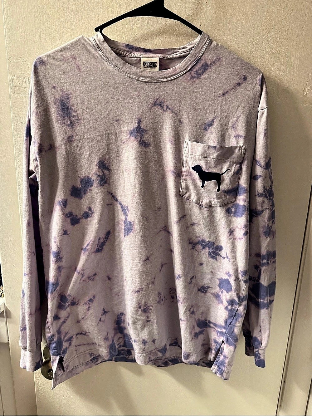 PINK Women's Tie-Dye Long Sleeve Size XS